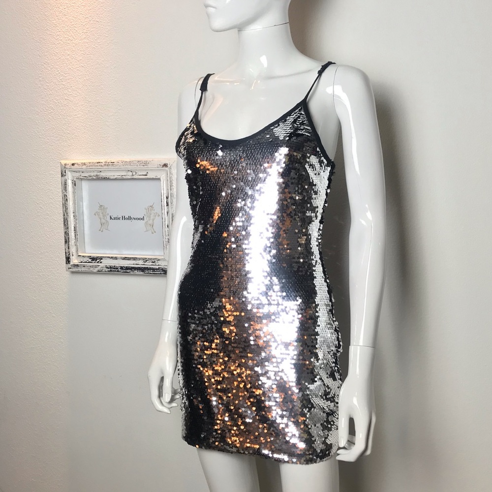 FOREIGN EXCHANGE sequin mini dress